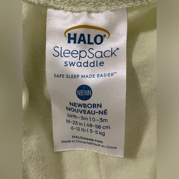 Lot of 3 - Halo Swaddle Sleepsack Blanket - Cotton - Size Newborn - Picture 2 of 7